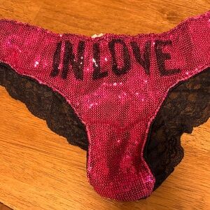 Sequin Lace Women's Intimate in Pink and Black new